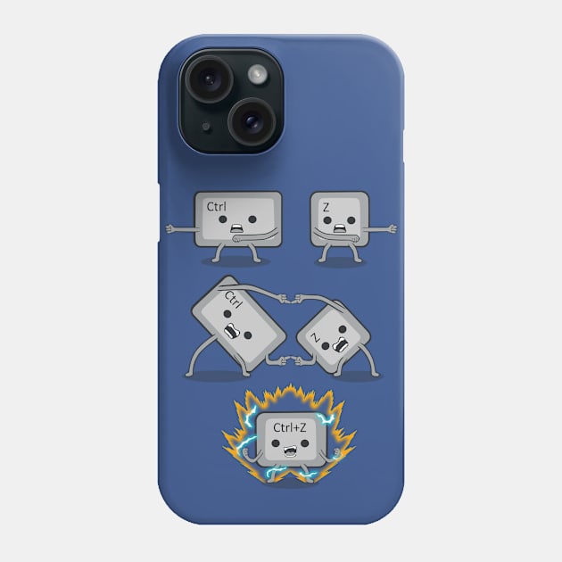 Control Z Fusion Phone Case by Melonseta