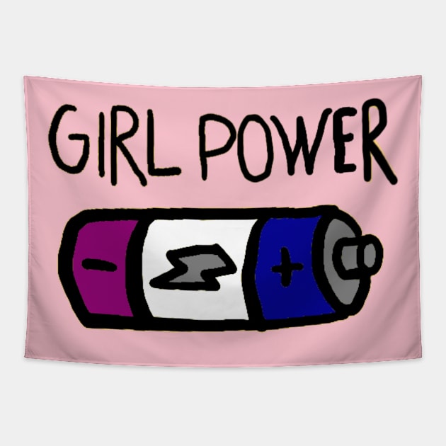 Girl power Tapestry by tiffytiff