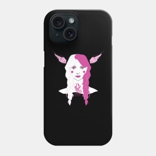 Pink Flame Lady Phone Case