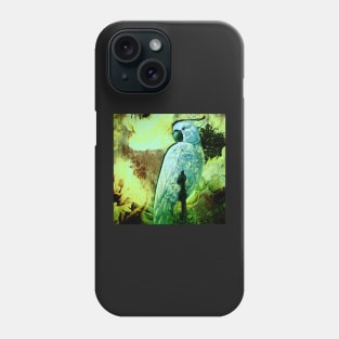 COCKATOO DECO POSTER TROPICAL ART PRINT PALM FLORAL DESIGN Phone Case