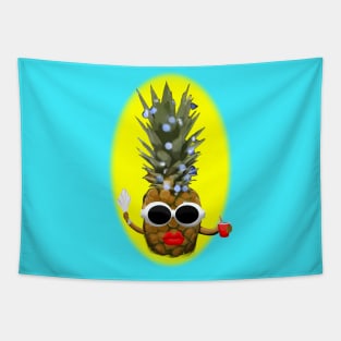 Party Pineapple Tapestry