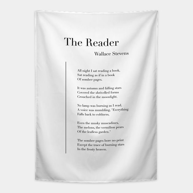 The Reader by Wallace Stevens Tapestry by wisemagpie