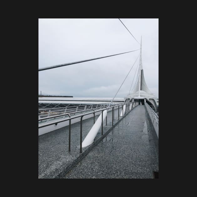 Milwaukee Art Museum Grey Skies by offdutyplaces