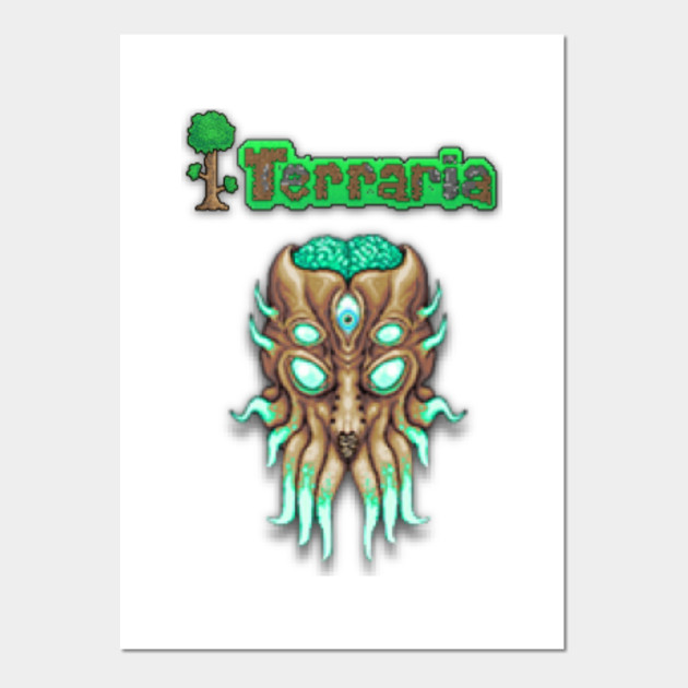 Terraria Moon Lord Head - Art - Posters and Art Prints | TeePublic