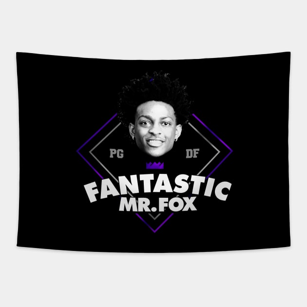 Fantastic Mr. De'Aaron Fox Tapestry by huckblade