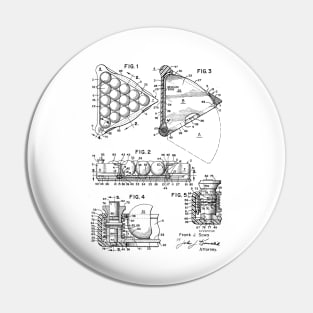 Billiard Ball Rack Vintage Patent Drawing Pin