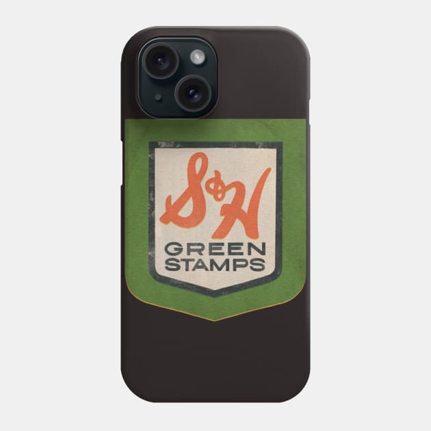 Green Stamps Phone Case by ThirteenthFloor