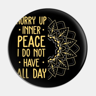 yoga flower inner peace Pin