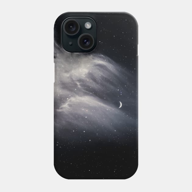 Moon and Clouds Phone Case by va103