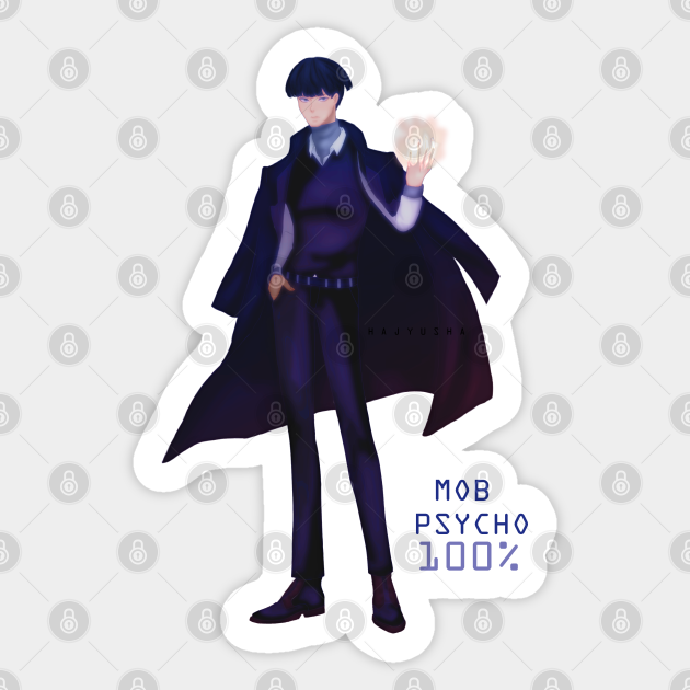 Kageyama Shigeo Anime And Manga Sticker Teepublic I haven't drawn shigeo in a while, so i decided to play around with my phone drawings and this is the result! kageyama shigeo