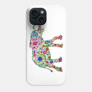 Flowery Elephant Phone Case