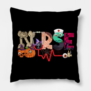 Halloween Nurse Nursing Cute Pillow