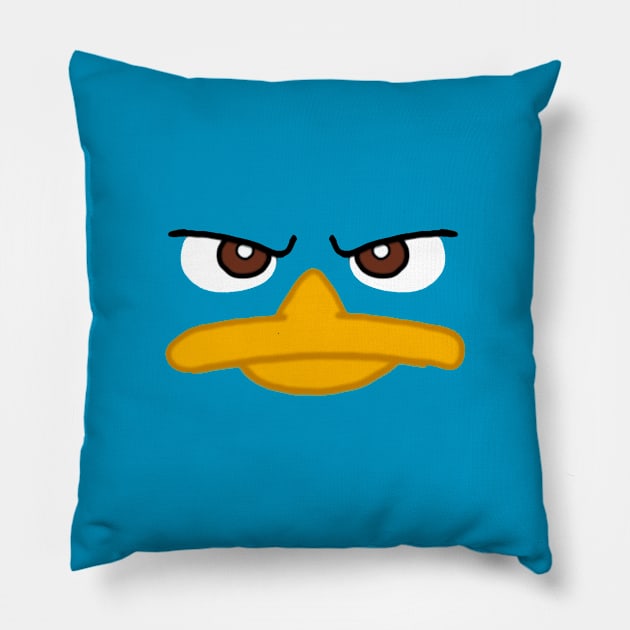 Agent P Pillow by LuisP96