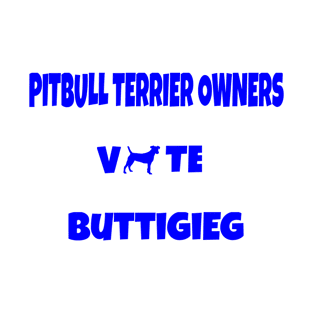 Pitbull Owners for Buttigieg T-Shirt