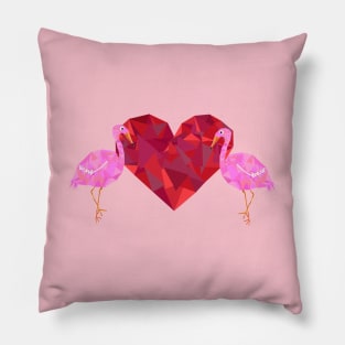 Flamingo Lovers Pillow