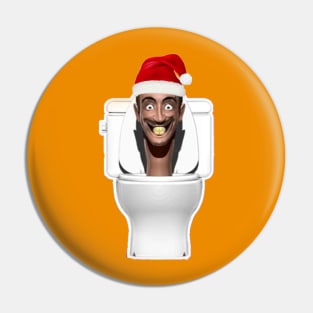 Skibidi Toilet Happy New Year Pin