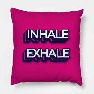INHALE EXHALE || YOGA DESIGN Pillow
