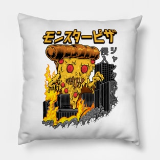 Monster pizza Pillow