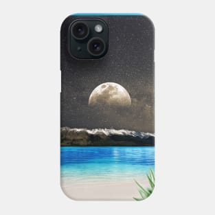 Aloe Vera Moon Beach Phone Case