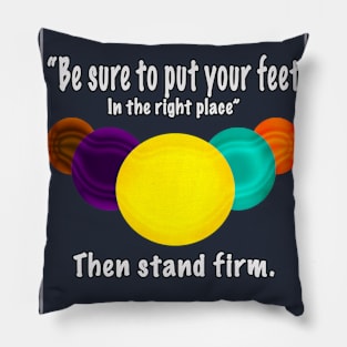 united circle feet Pillow