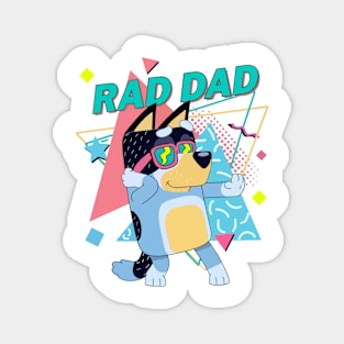 dogs rad dad Magnet