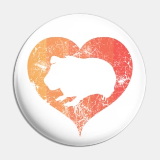 I Love Skinny Pigs Skinny Pig Owner Love Heart Pin