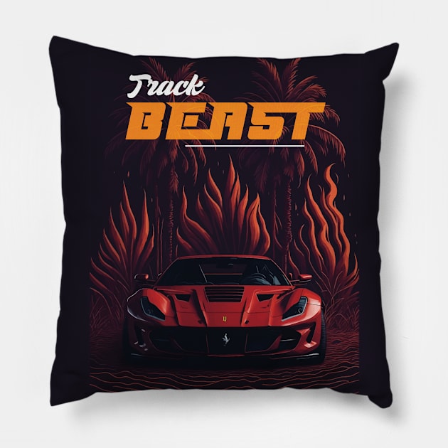 Track Beast Pillow by By_Russso