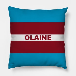 Olaine City in Latvian Flag Pillow