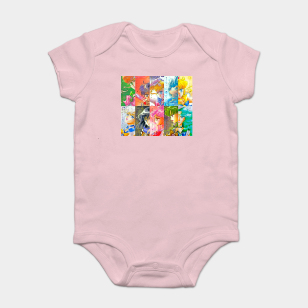 sailor moon baby onesie