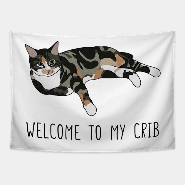 Cat Crib Tapestry by erinrianna1