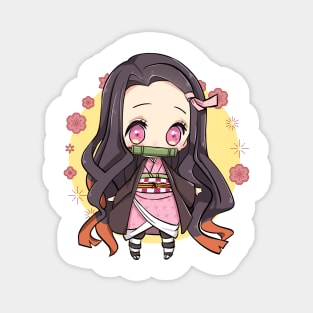 Chibi Kawaii Nezuko Kamado Magnet