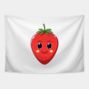 Cute Kawaii Strawberry Tapestry