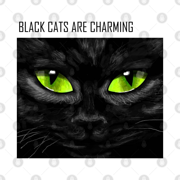 black cat are charming by Carolina Cabreira
