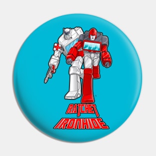 Ratchet And Ironhide Pin