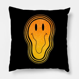 Orange & Yellow Smiley Pillow