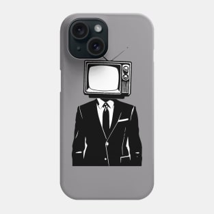 TV Head Phone Case