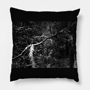 snowy Oregon forest 7 Pillow