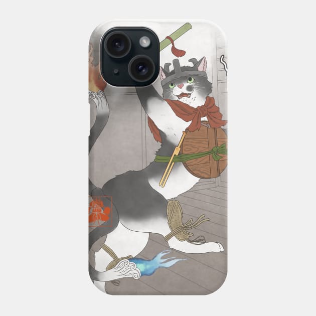 Cat of the five virtues Phone Case by Bouten