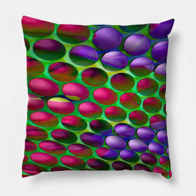 Techno rave circle design Pillow by DigiDesigns