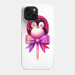 Lollipop Penguin Phone Case