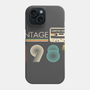 Vintage 1981 Limited Edition Cassette Phone Case