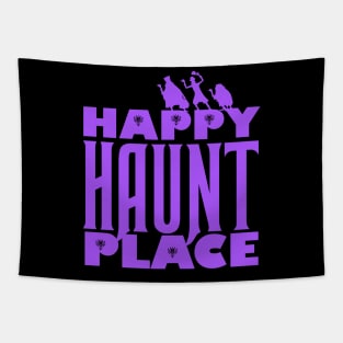 Happy Haunt Place Haunted Mansion Tapestry