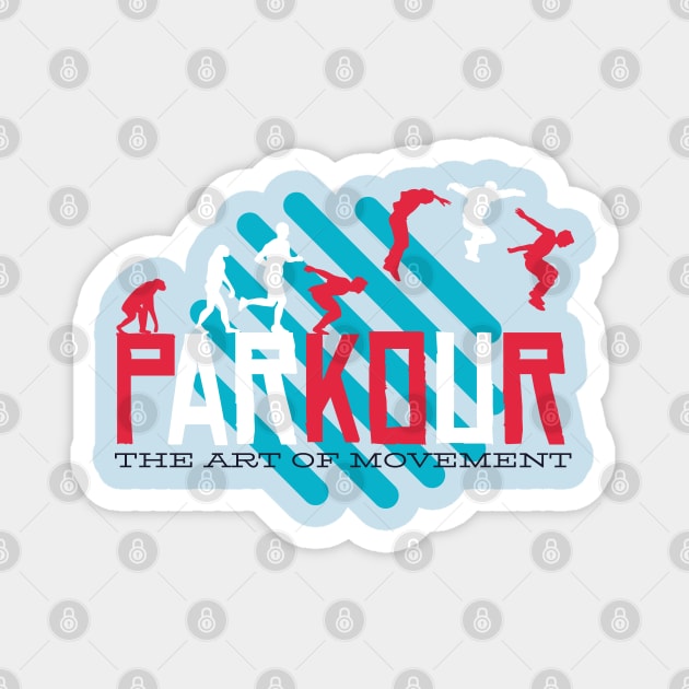 Parkour Magnet by LR_Collections