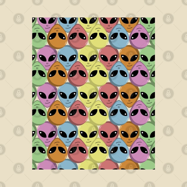 Cool Alien Pattern by ToySenTao