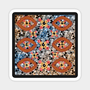 Awesome Aboriginal Dot Art Magnet