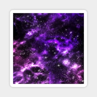 Colorful Universe Nebula Galaxy And Stars Magnet