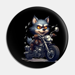 Fox Biker Pin