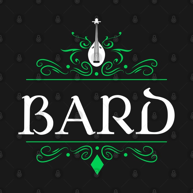 Bard Character Class RPG - Roleplaying Series by pixeptional