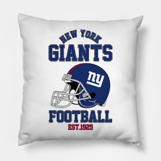 New York Giants Football Pillow