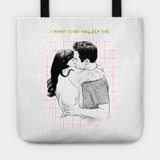 New Girl Jess & Nick Kiss "I meant something like that" Tote